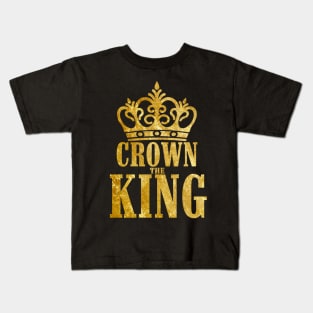 CROWN THE KING Kids T-Shirt